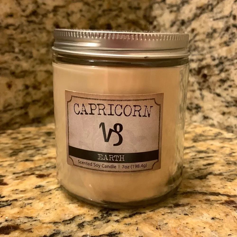 3for$20 NWT scented candle vanilla zodiac sign Capricorn 7oz